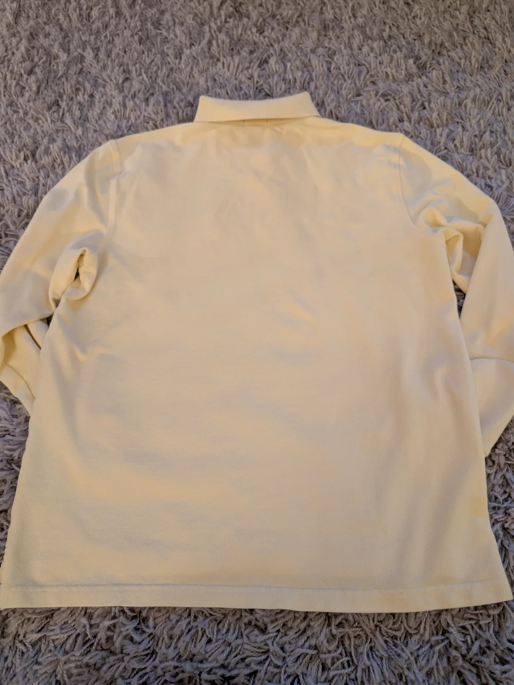 J.Crew Men’s Yellow Polo Shirt Size M – Long Sleeve